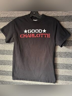 Vintage 2000 Good Charlotte Black Band T-Shirt Men’s XS EUC
